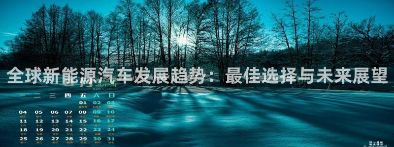 球盟会电子游戏平台:全球新能源汽车发展趋势:最佳选择与未来展
