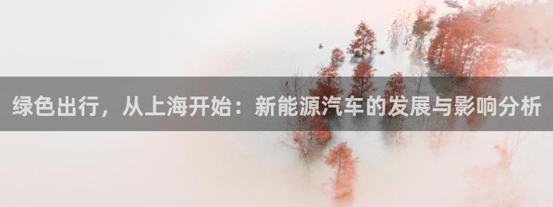 球盟会qm9:绿色出行,从上海开始:新能源汽车的发展与影响分